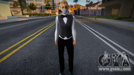 Vwfycrp in a protective mask for GTA San Andreas