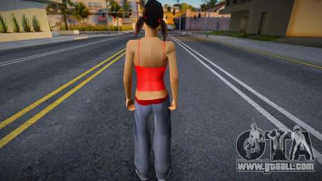 Katie Zhang in a protective mask for GTA San Andreas