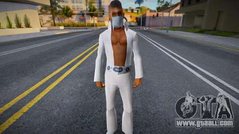 Vbmyelv in a protective mask for GTA San Andreas