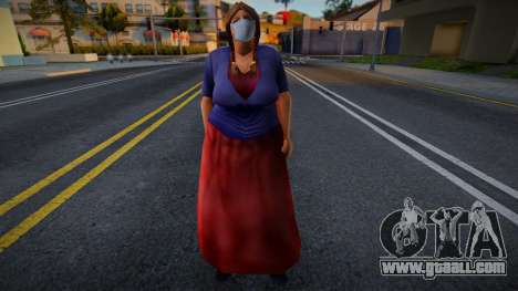 Dnfolc2 in a protective mask for GTA San Andreas