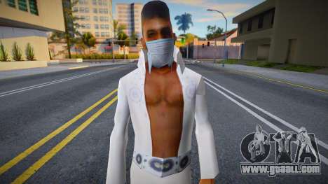 Vbmyelv in a protective mask for GTA San Andreas