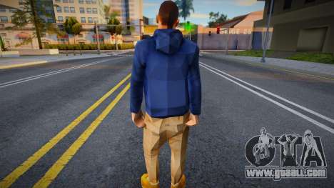 A man in a blue jacket for GTA San Andreas