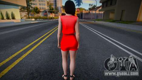Kokoro Red Dress for GTA San Andreas