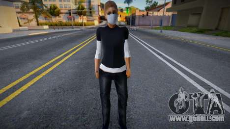 Wfyclot in a protective mask for GTA San Andreas