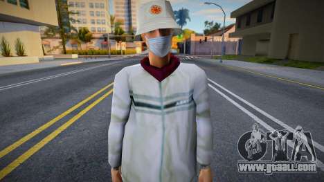 Maccer in a protective mask for GTA San Andreas