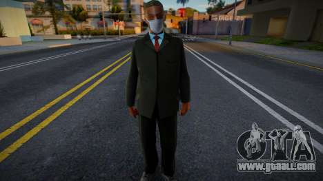 Bmubu in a protective mask for GTA San Andreas