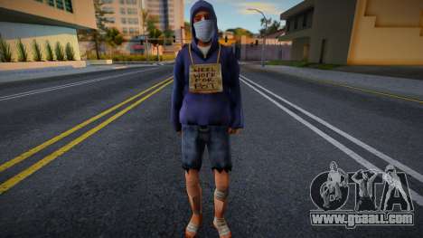 Swmotr5 in a protective mask for GTA San Andreas