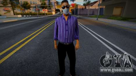 Sbmyri in a protective mask for GTA San Andreas