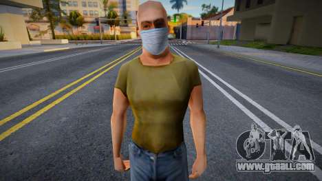 Vwmycd in protective mask for GTA San Andreas
