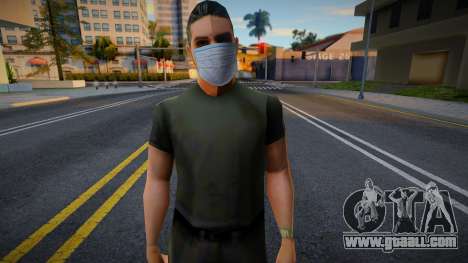 Vmaff1 in a protective mask for GTA San Andreas