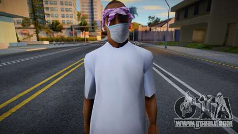 Ballas1 in a protective mask for GTA San Andreas