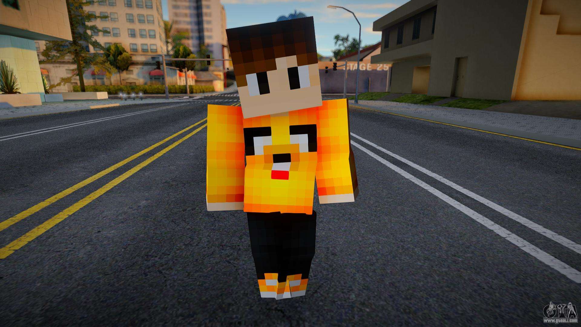 Minecraft Boy Skin 2 para GTA San Andreas