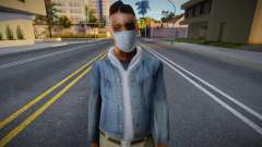 Male01 in a protective mask for GTA San Andreas