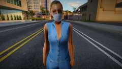 Sbfyst in a protective mask for GTA San Andreas