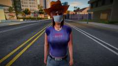 Cwfyfr1 in a protective mask for GTA San Andreas