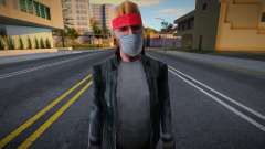 Bikerb in a protective mask for GTA San Andreas