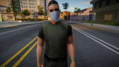 Vmaff1 in a protective mask for GTA San Andreas