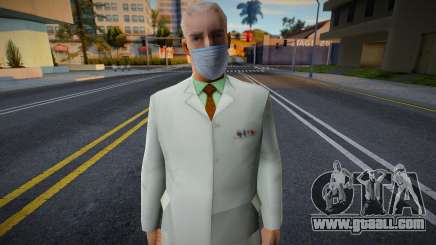 Wmosci in a protective mask for GTA San Andreas