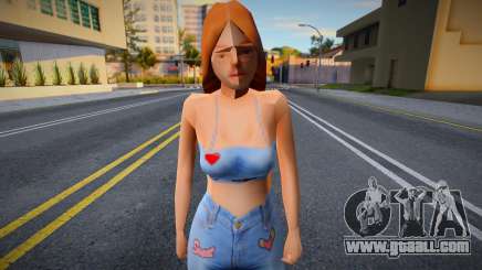 Cute Girl v6 for GTA San Andreas