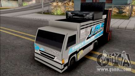 Mitsubishi Canter with Sound System for GTA San Andreas