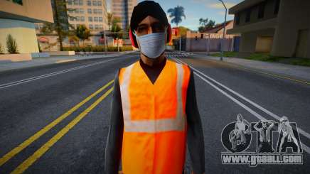 Bmyap in a protective mask for GTA San Andreas