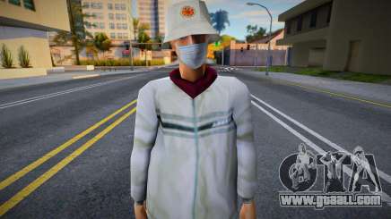 Maccer in a protective mask for GTA San Andreas