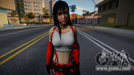 Tifa Lockhart from Final Fantasy 7 v3 for GTA San Andreas