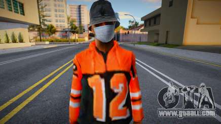 Bmyst in a protective mask for GTA San Andreas