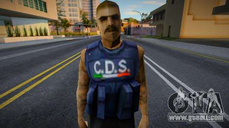 Soldiers de Cartel De Sinaloa without hat for GTA San Andreas