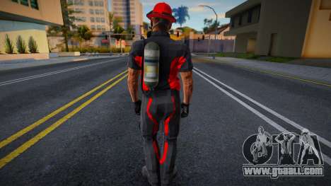 Employee of the Fire Department of Las Venturas for GTA San Andreas