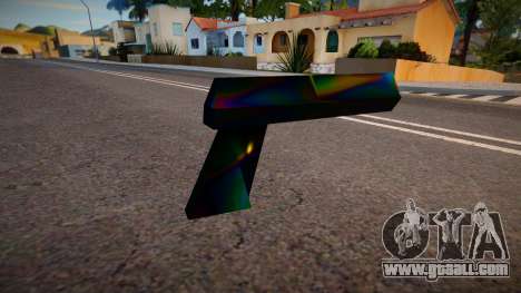 Iridescent Chrome Weapon - Desert Eagle for GTA San Andreas