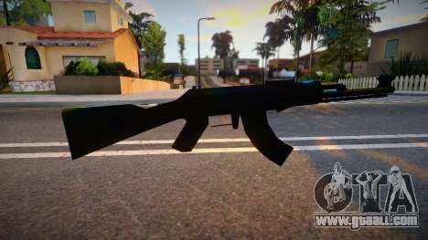 Iridescent Chrome Weapon - AK47 for GTA San Andreas