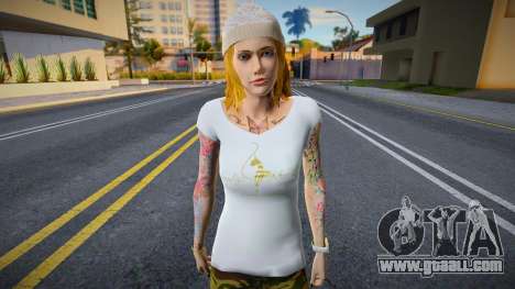 Girl in a hat for GTA San Andreas