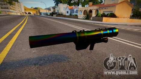 Iridescent Chrome Weapon - Heatseek for GTA San Andreas