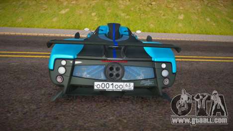 Pagani Zonda Cinque (RUS Plate) for GTA San Andreas