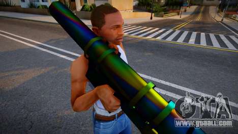 Iridescent Chrome Weapon - Heatseek for GTA San Andreas