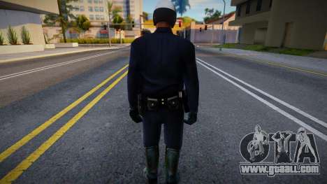 Policeman in a helmet for GTA San Andreas