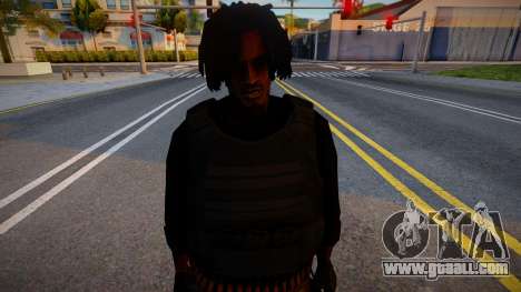 African-American in gear for GTA San Andreas