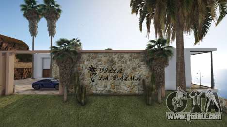 Villa La Palma for GTA San Andreas