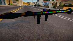 Iridescent Chrome Weapon - Rocketla for GTA San Andreas