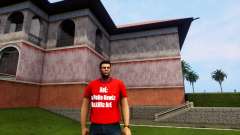 AOL Red T Shirt for GTA Vice City Definitive Edition