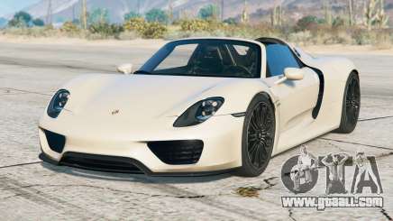 Porsche 918 Spyder 2014〡add-on for GTA 5