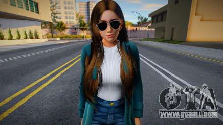 Mai Shiranui Korean Style Long Hair (trial Versi for GTA San Andreas