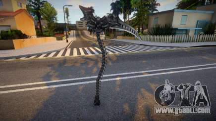 Black Skeletal Scythe for GTA San Andreas