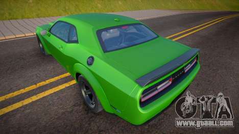 Dodge Challenger SRT Demon (Green) for GTA San Andreas