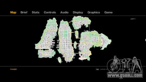 IV Nudle Maps Radar Style for GTA 4