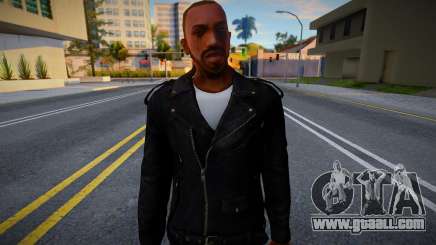 Carl Johnson Biker for GTA San Andreas