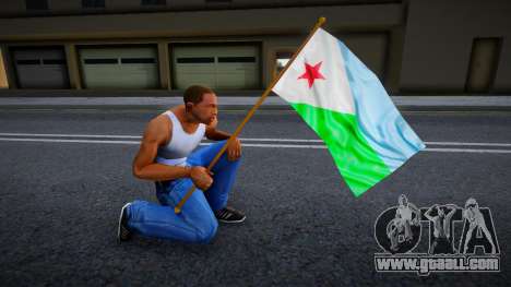 Djibouti Flag for GTA San Andreas