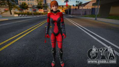 Dead Or Alive 5 - Kasumi (Costume 2) v10 for GTA San Andreas