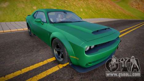 Dodge Challenger SRT Demon (Melon) for GTA San Andreas